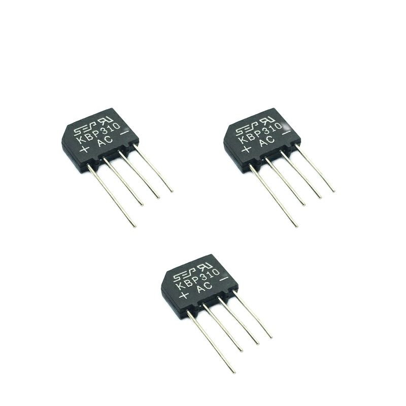 پل دیود  مدل kbp210 بسته 3 عددی